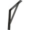 Ekena Millwork Traditional Steel Bracket, Antiqued Pewter 2"W x 18"D x 18"H BKTM02X18X18TRAPW - alternate 1